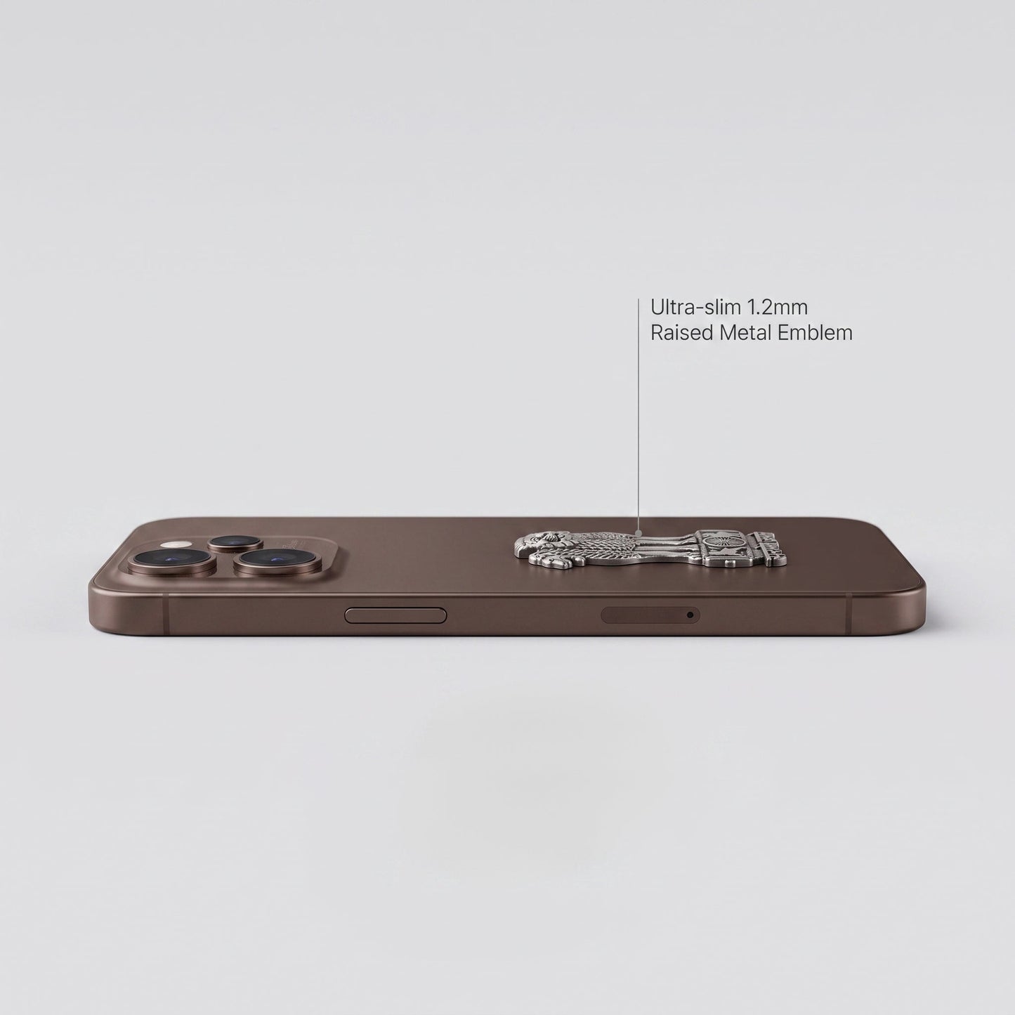 Oppo Reno 15 Pro 5G Compatible Satyamev Jayate 3D Metal Emblem Sticker