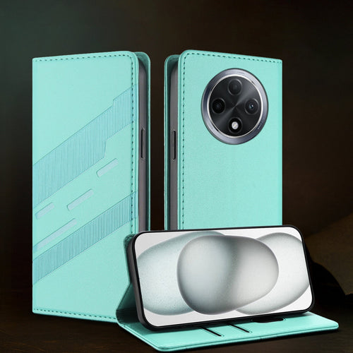 Oppo F27 Pro+ 5G Magnetic Embossed Multi-Functional Wallet Retro PU Leather Flip Case