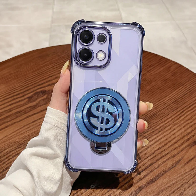 Oppo K13 5G Four Corner Airbags 100% Original Astro Money Magnet Rotating Dollar Case