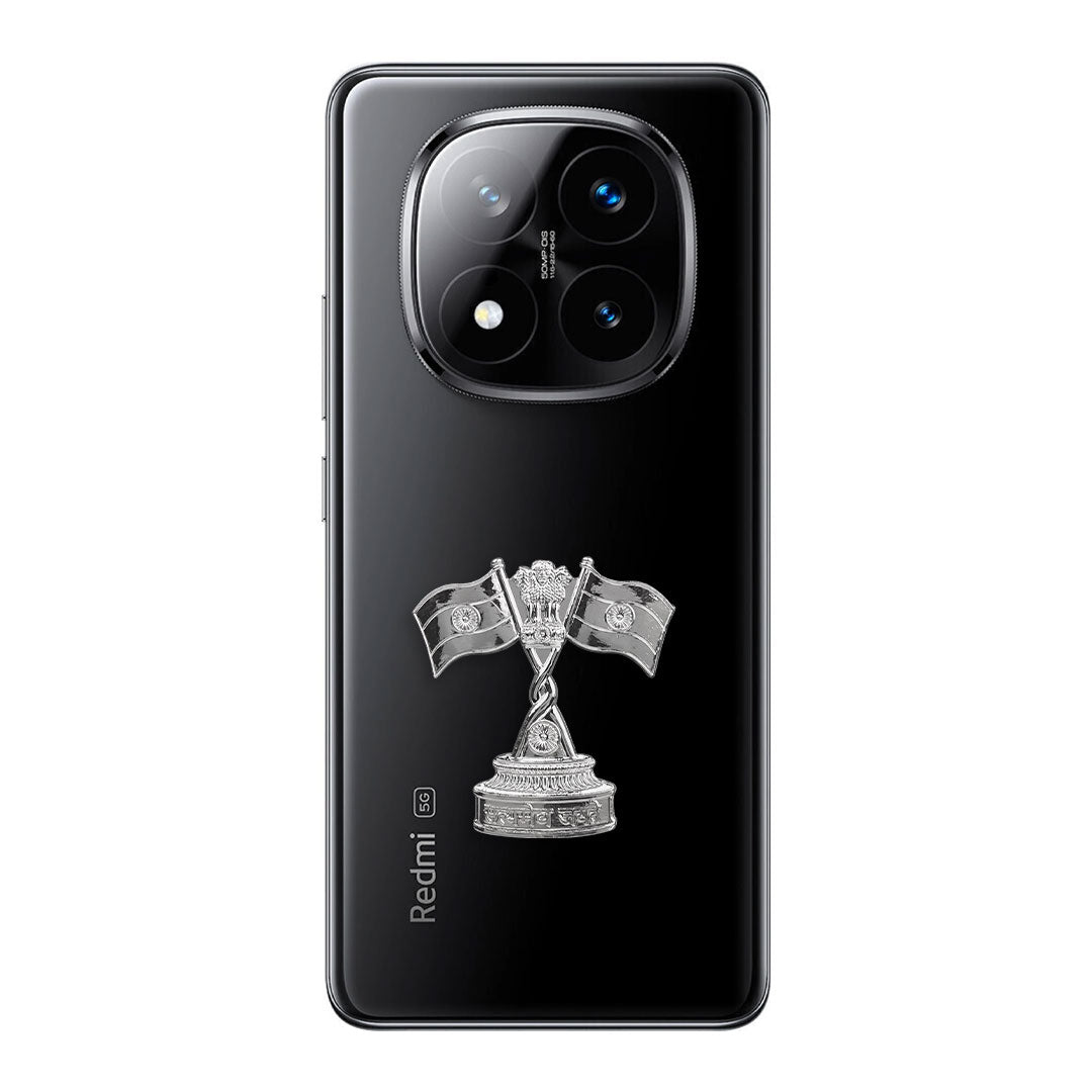 Redmi Note 14 Pro+ 5G Compatible Satyamev Jayate 3D Metal Emblem Sticker