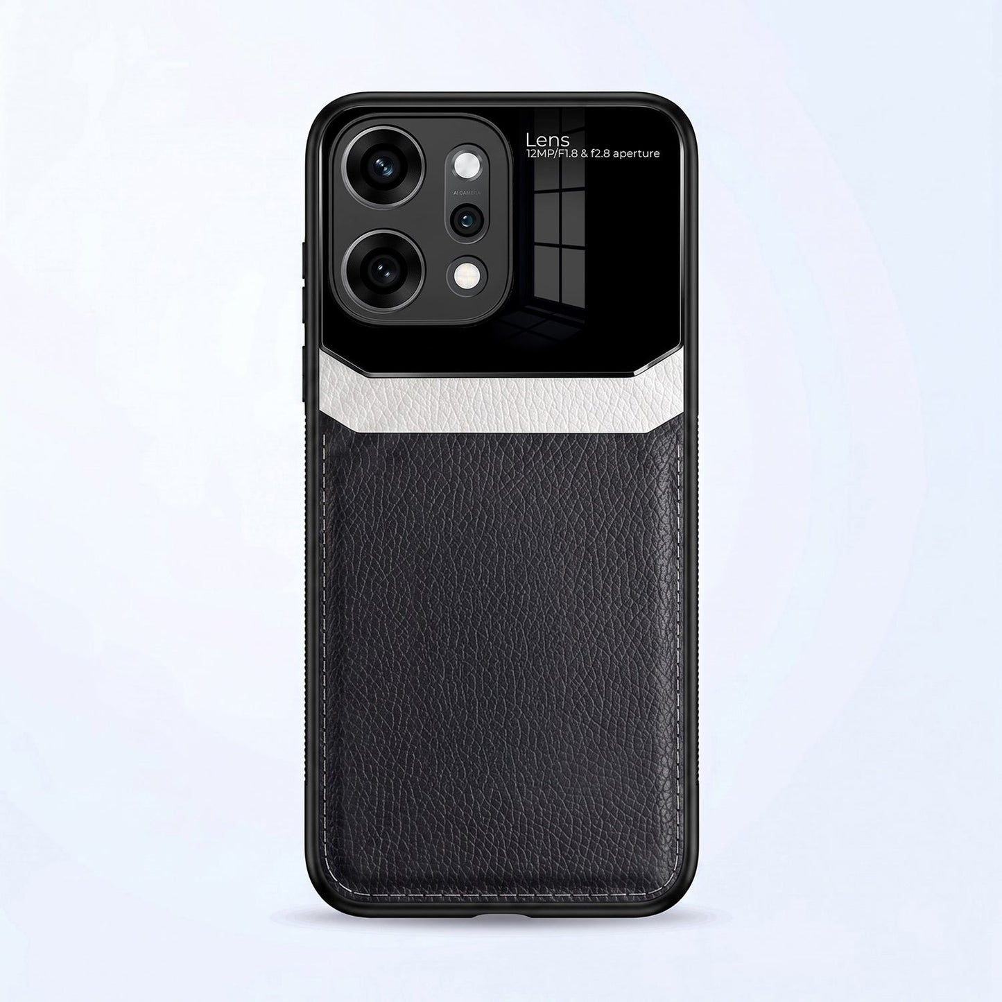 Oppo Reno 14 Pro 5G Premium Leather Lens Protective Case