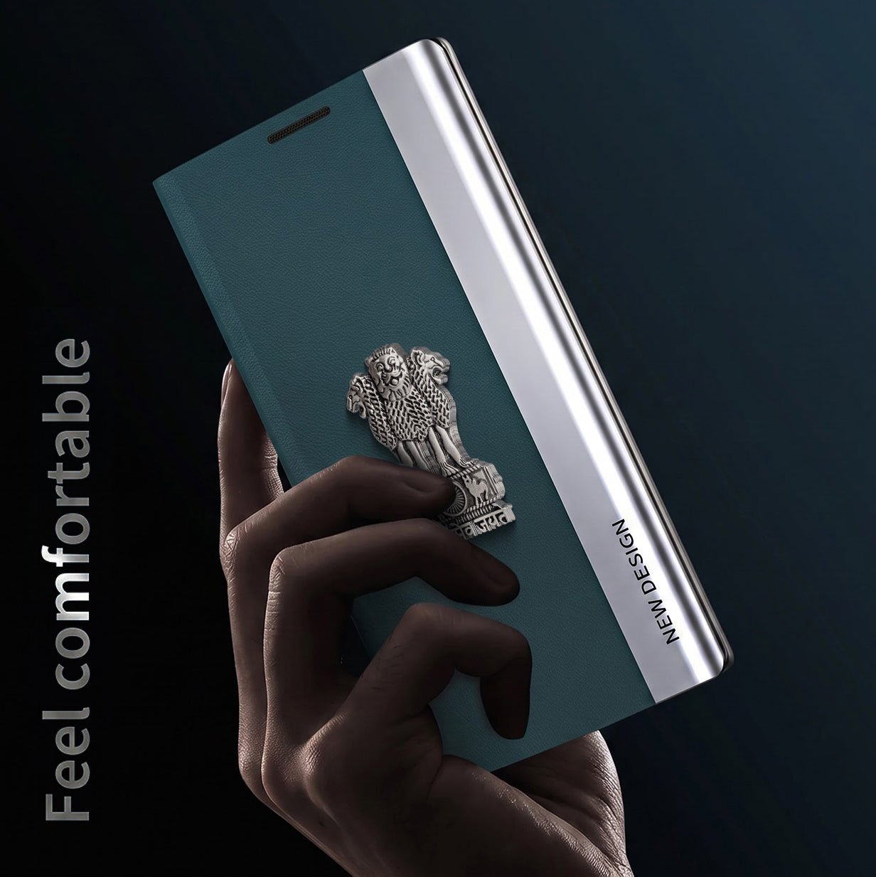 Oppo Reno 16 5G Satyamev Jayate Flip Leather Case