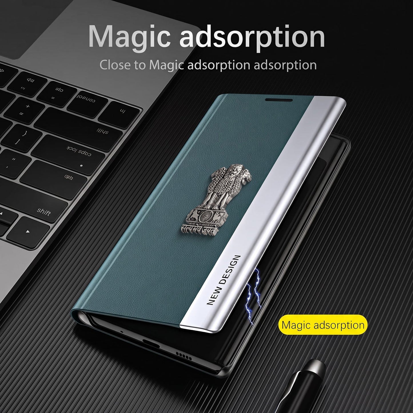 Vivo T5x 5G Satyamev Jayate Flip Leather Case