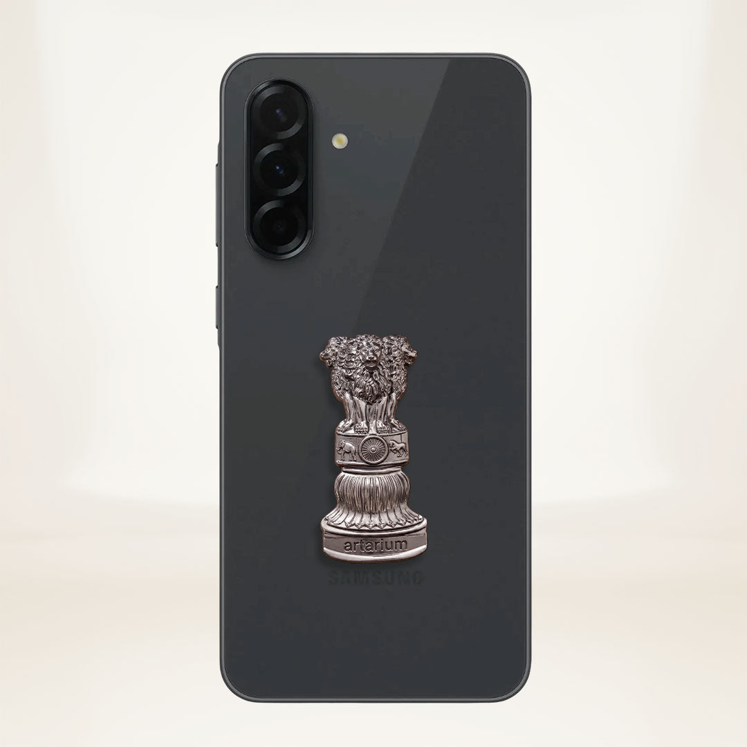 Samsung Galaxy A36 5G Compatible Satyamev Jayate 3D Metal Emblem Sticker