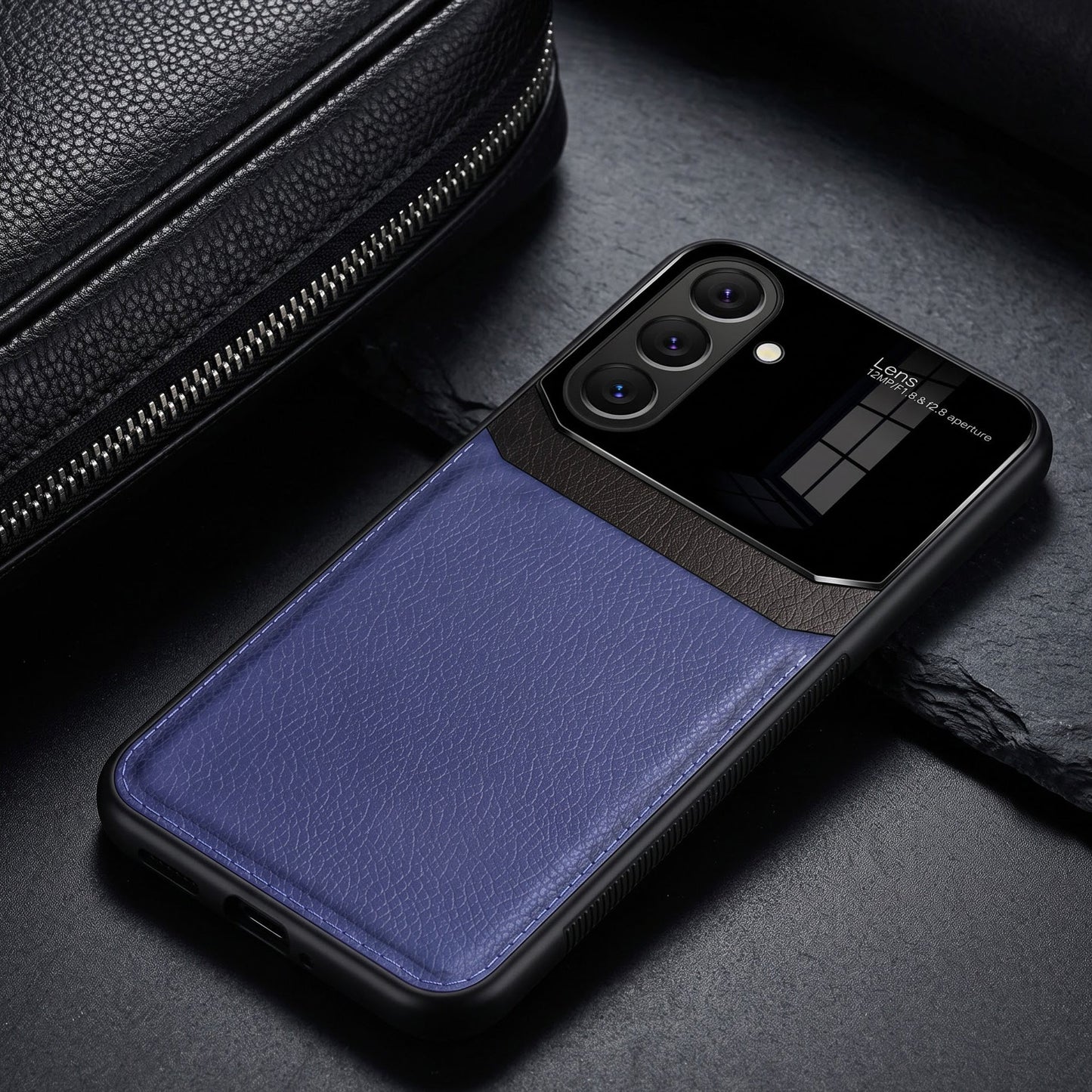 Samsung Galaxy A37 5G Premium Leather Lens Protective Case