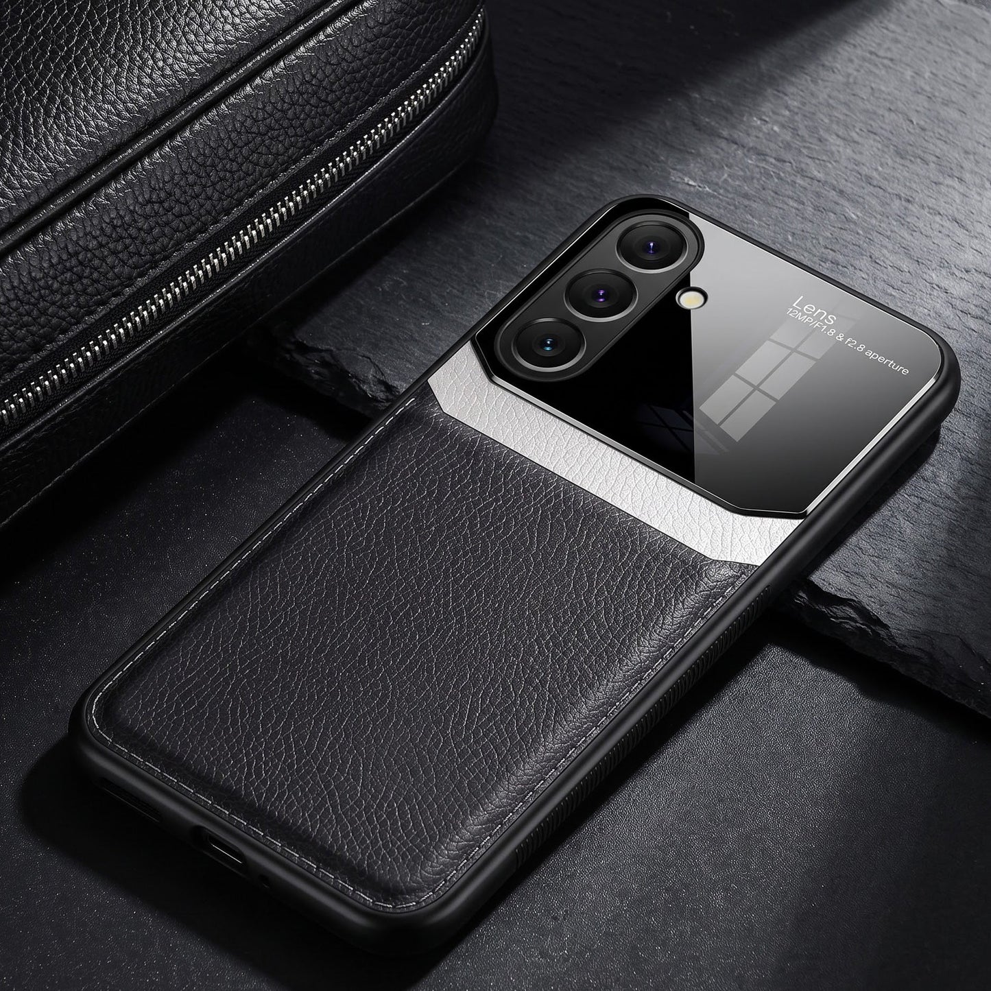 Samsung Galaxy A37 5G Premium Leather Lens Protective Case