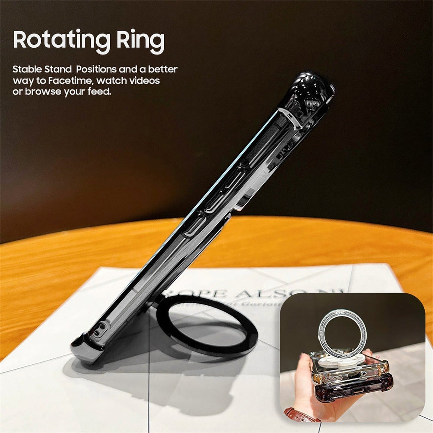 Oppo Reno 15 5G Premium Stress Buster Wheel Rotating Shockproof Airbags Case