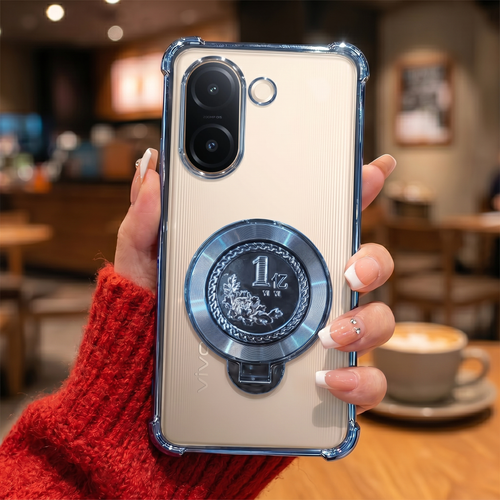 Vivo V60e 5G Premium Billion Wheel Rotating Shockproof Airbags Case