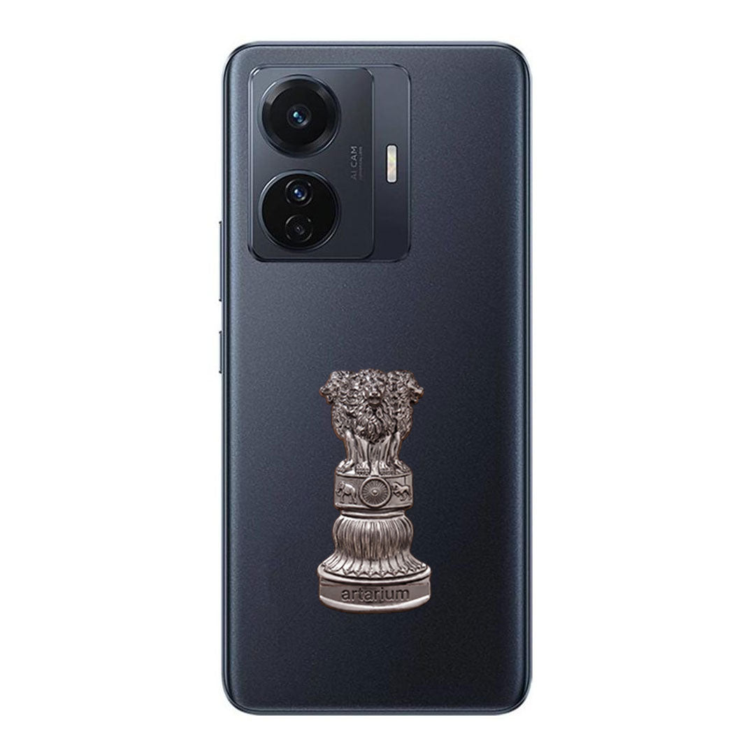 Vivo T1 5G Compatible Satyamev Jayate 3D Metal Emblem Sticker