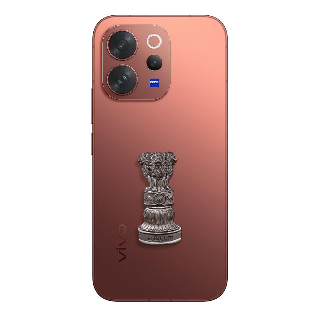 Vivo V70 Elite 5G Compatible Satyamev Jayate 3D Metal Emblem Sticker