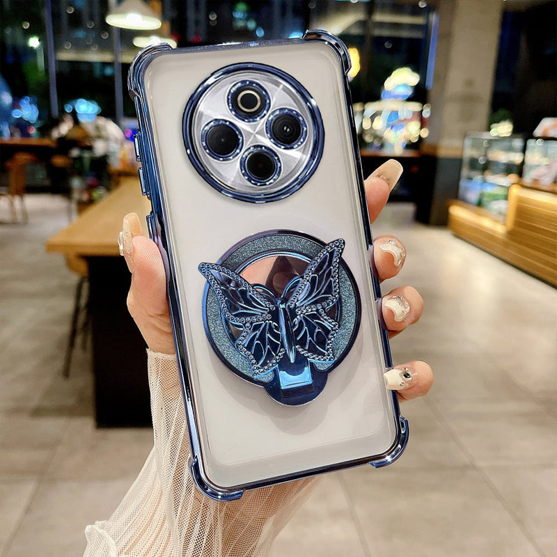 Vivo T4 5G Premium Butterfly Stand Airbags Case