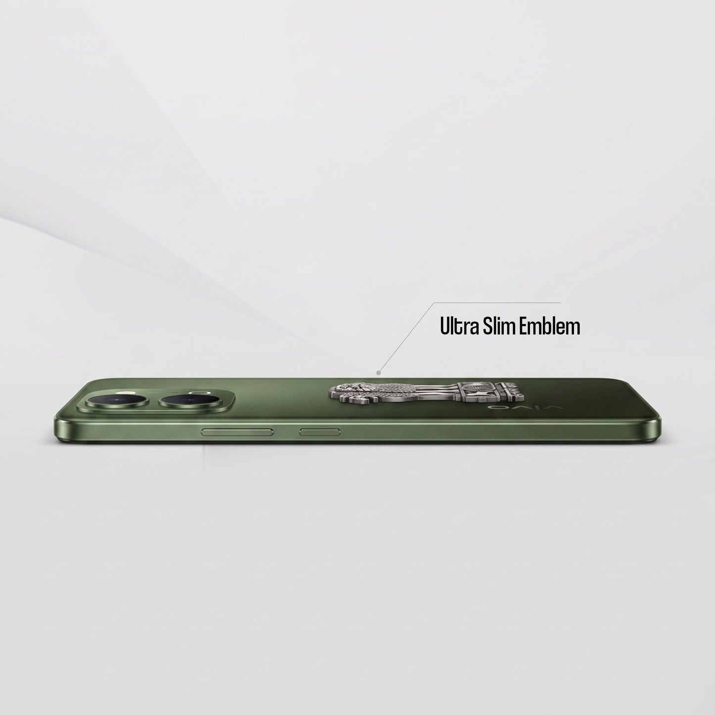 Vivo T5X 5G Compatible Satyamev Jayate 3D Metal Emblem Sticker