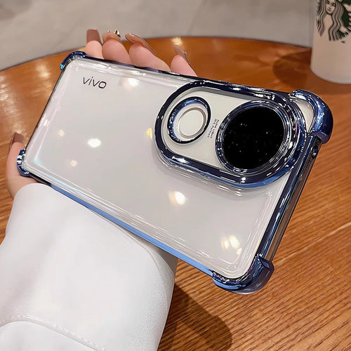 Vivo V50 5G Transparent Shockproof Case With Airbag Corners
