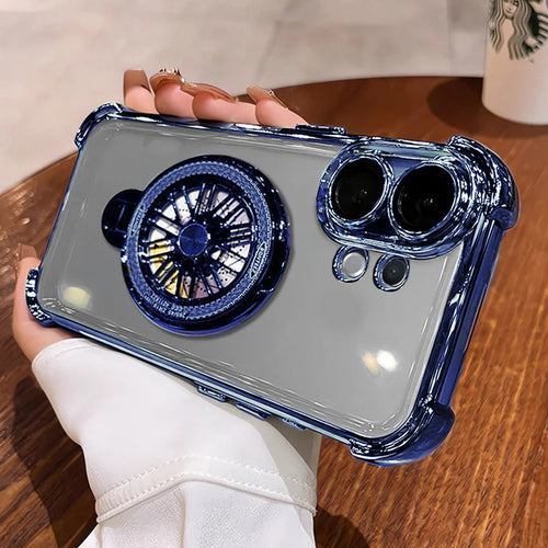 Vivo V60 5G Premium Stress Buster Wheel Rotating Shockproof Airbags Case