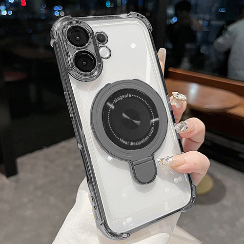 Vivo X200 FE 5G Luxury Four Corner Invincible Bracket Ring Stand Case