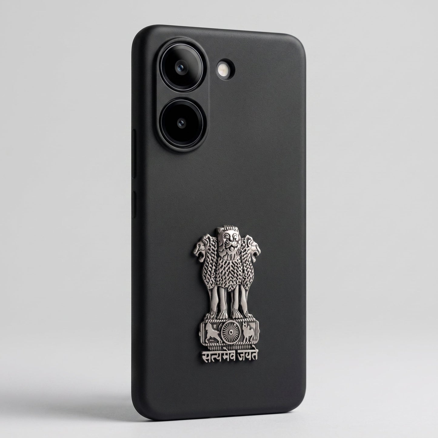 Vivo V60e 5G Compatible Satyamev Jayate 3D Metal Emblem Sticker