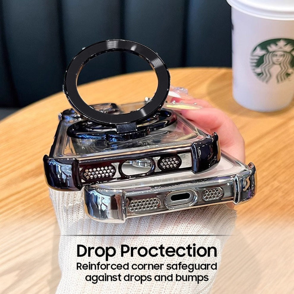Vivo X200 FE 5G Reflective Fidget Rotating Airbag Case