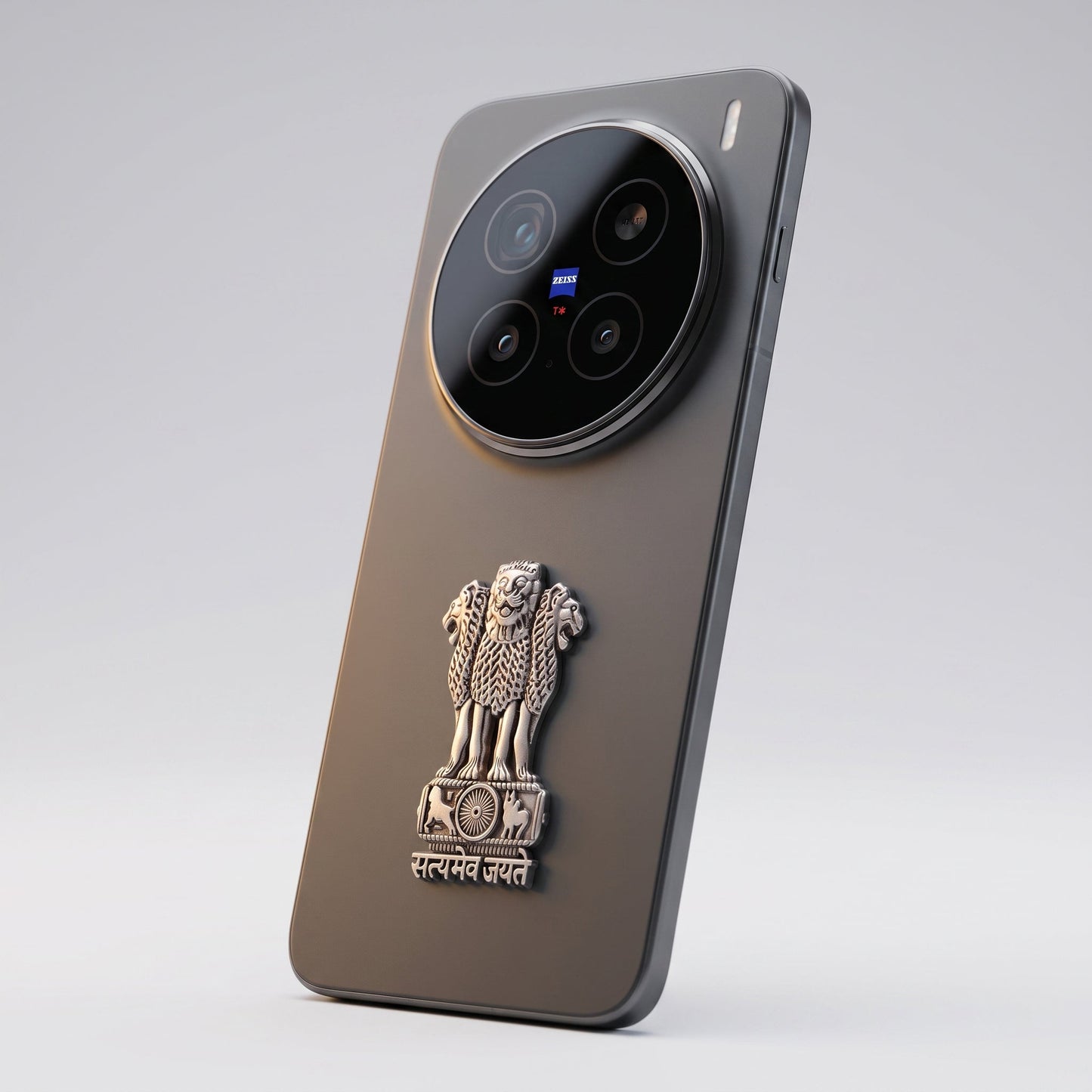 Vivo X200 Pro 5G Compatible Satyamev Jayate 3D Metal Emblem Sticker
