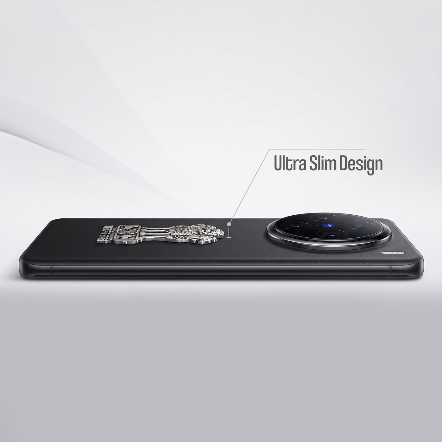 Vivo X200 5G Compatible Satyamev Jayate 3D Metal Emblem Sticker