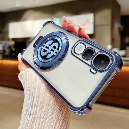 Vivo Y400 Pro 5G Four Corner Airbags 100% Original Astro Money Magnet Rotating Dollar Case