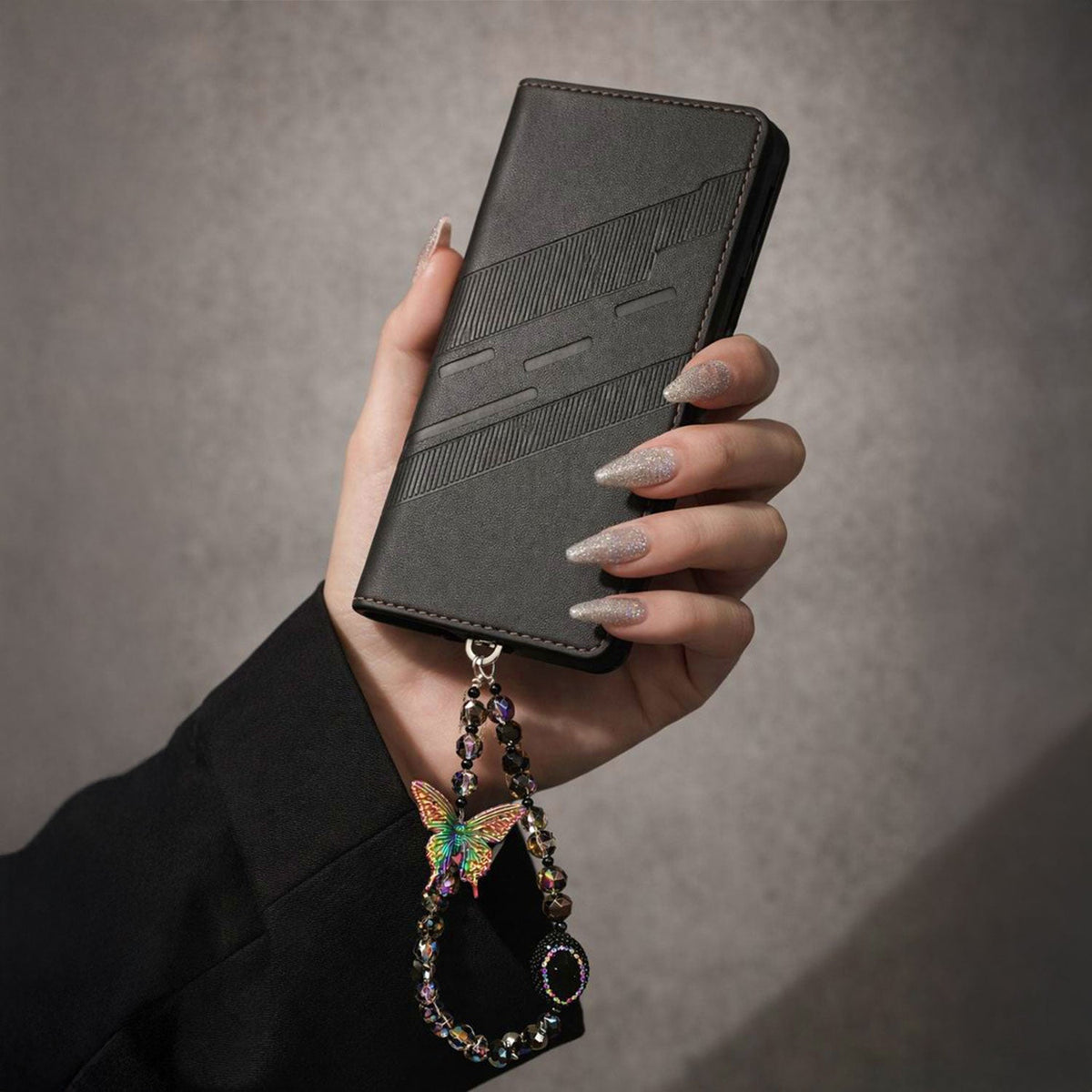 Vivo V29e 5G Retro PU Leather Magnetic Wallet Flip Case with Charm Strap