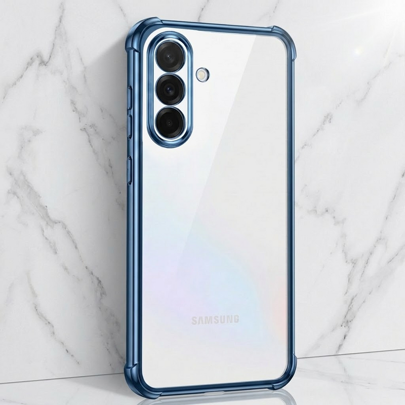 Samsung Galaxy A17 5G Anti-Yellow Electroplating Transparent Airbags Case