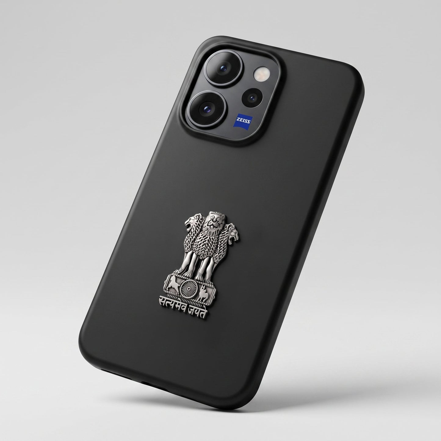 Vivo V70 5G Compatible Satyamev Jayate 3D Metal Emblem Sticker